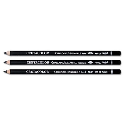 Набір олівців для рисунку, Вугільний м’який, 3 шт., Cretacolor 9014400201517 фото