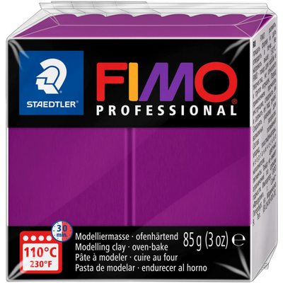 Пластика Professional, Фіолетова, 85г, Fimo 4007817800256 фото