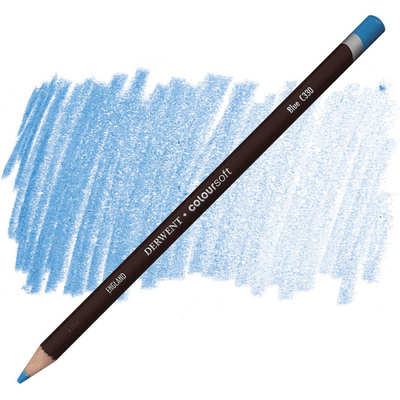Олівець кольоровий Coloursoft (С330), Синій, Derwent 5028252188517 фото