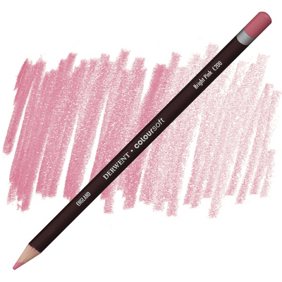 Олівець кольоровий Coloursoft (С200), Рожевий яскравий, Derwent 5028252188388 фото