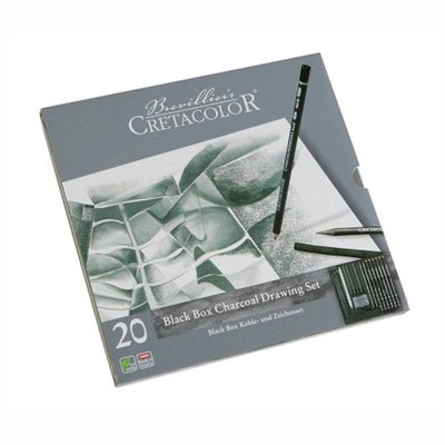 Набір олівців для рисунку Black Box, 20 шт., мет. коробка, Cretacolor 9002592400306 фото