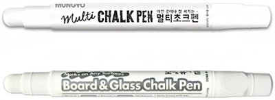 Маркер крейдовий Multi Chalk Pen, Білий, Mungyo 8804819096009 фото