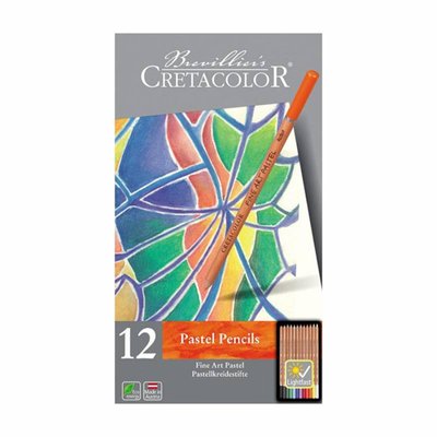Набір пастельних олівців, Fine Art Pastel, 12шт., мет. коробка, Cretacolor 9002592470125 фото