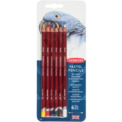 Набір пастельних олівців Pastel, 6 кол., в блістері, Derwent 636638000084 фото
