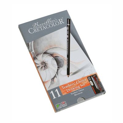 Набір олівців для рисунку "Teacher's choice", 11 предметів., мет. коробка, Cretacolor 9014400256517 фото