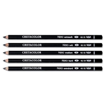 Набір олівців для рисунку, Неро дуже м’який 1, 3 шт.,Cretacolor 9014400201555 фото