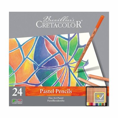Набір пастельних олівців, Fine Art Pastel, 24шт., мет. коробка, Cretacolor 9002592470248 фото