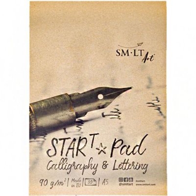 Склейка для каліграфії та леттерінгу STAR T А5, 90г/м2, 30л, SMILTAINIS 4770644589082 фото