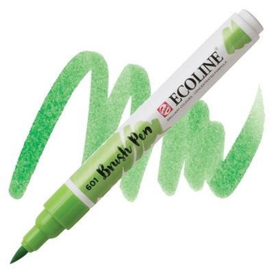 Пензель-ручка Ecoline Brushpen (601), Зелена світла, Royal Talens 8712079388829 фото